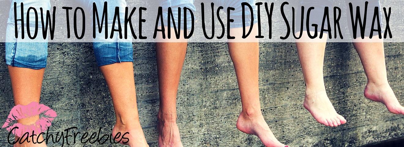 How to Make & Use DIY Sugar Wax -CatchyFreebies
