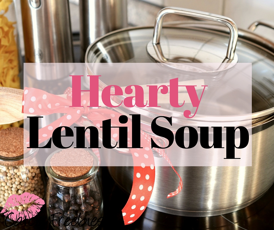 hearty lentil soup recipe catchyfreebies fb