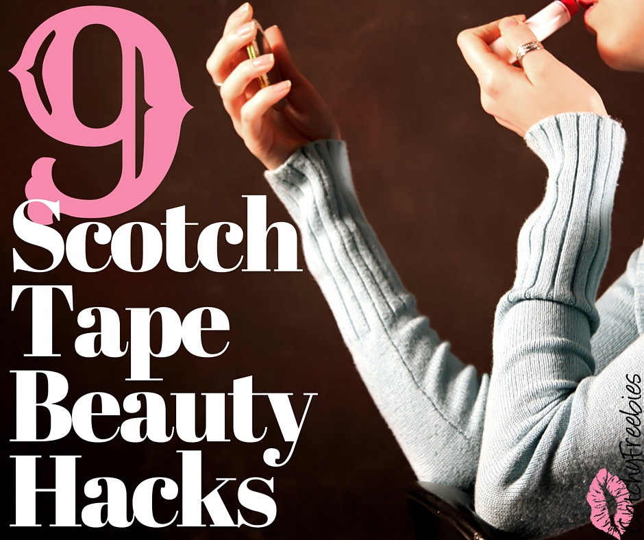 scotch tape beauty hacks catchyfreebies makeup skincare fb
