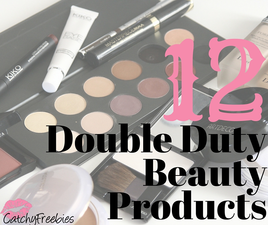 double duty beauty products makeup skincare haircare catchyfreebies blog fb