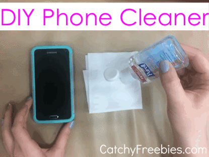 purell sample hand sanitizer hacks diy phone cleaner catchyfreebies