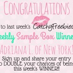 weekly giveaway winner FB