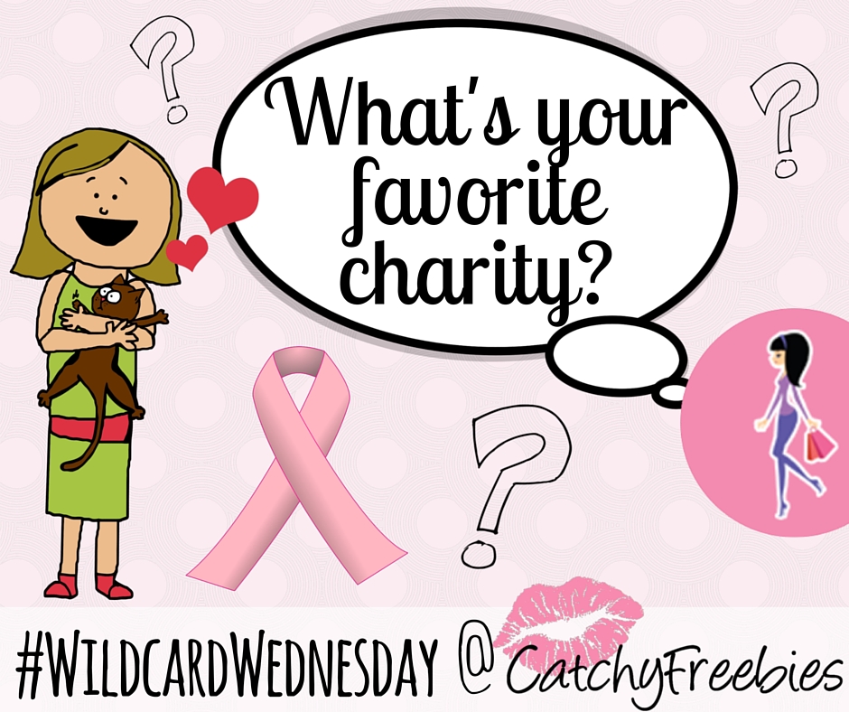 favorite charity donate donations catchyfreebies wildcardwednesday giveaway fb