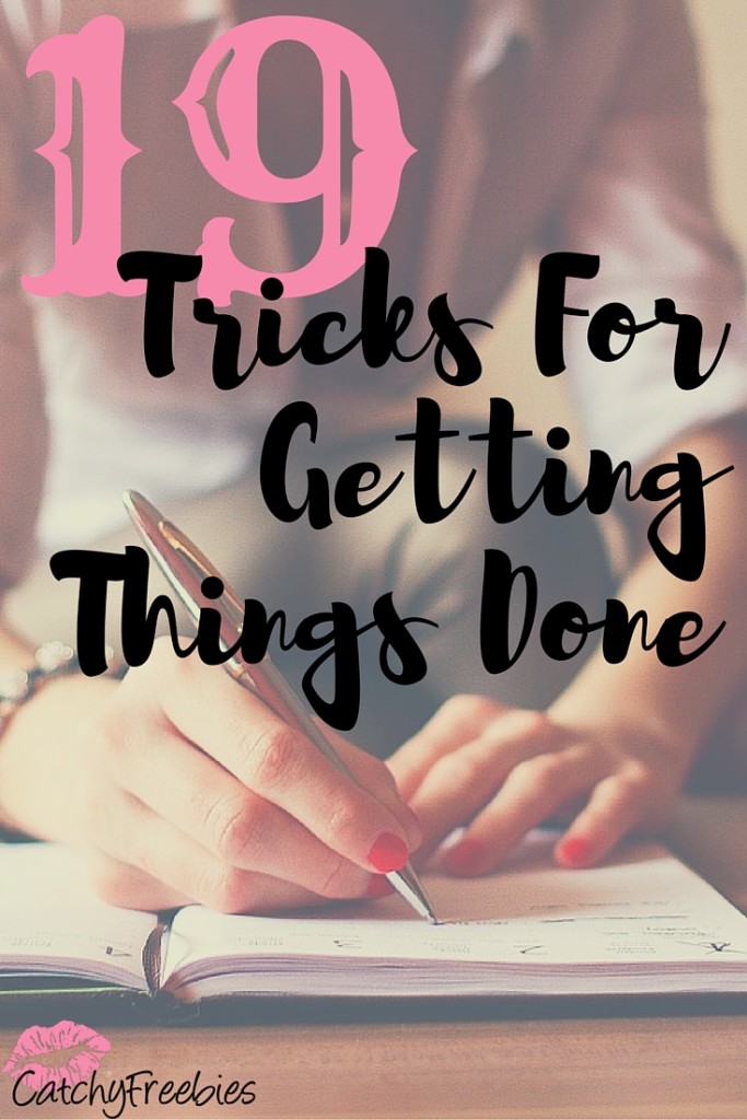 tricks for getting things done no procrastinating catchyfreebies tips life hacks pint