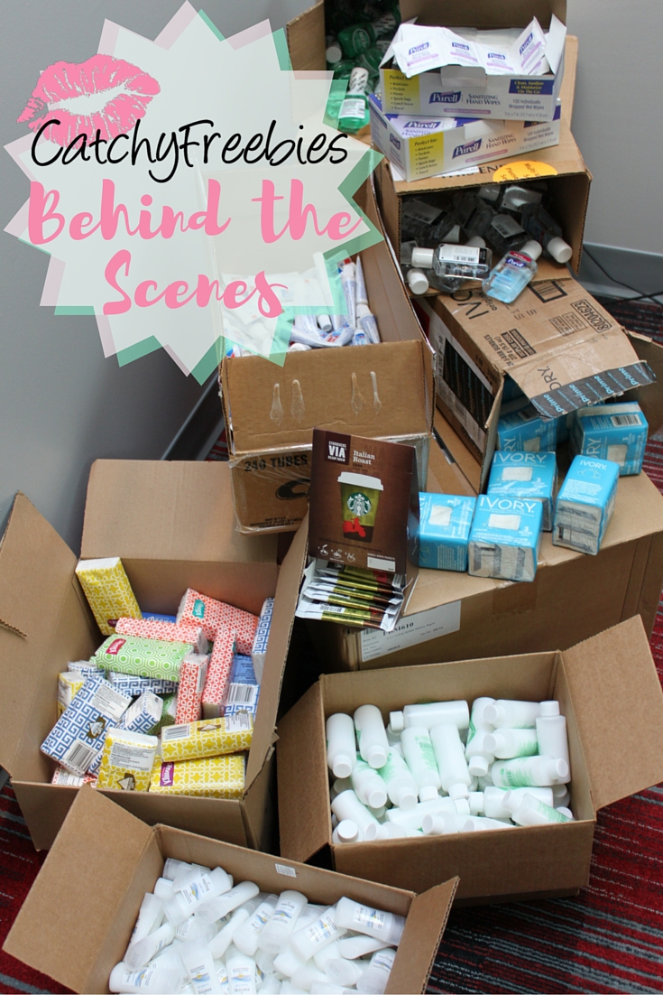 behind the scenes at catchyfreebies shipping giveaways samples offers freebies free stuff makeup baby family food home household garden sample beauty cosmetics hair skin pint