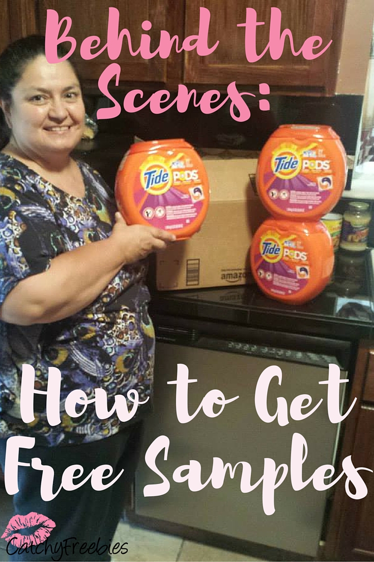 behind the scenes catchyfreebies how to get samples pinterest