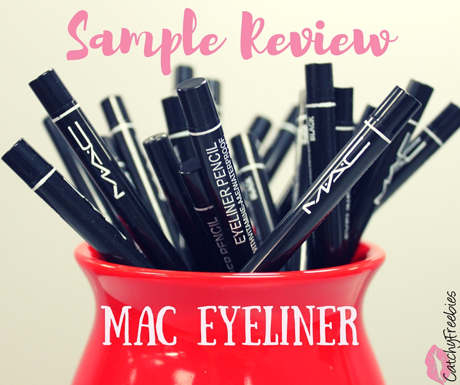 catchyfreebies beauty sample makeup cosmetic review style blogger charmingguru mac eyeliner fb
