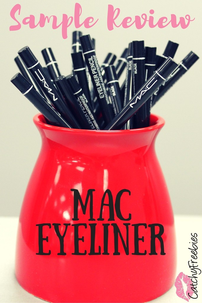 catchyfreebies beauty sample makeup cosmetic review style blogger charmingguru mac eyeliner pint