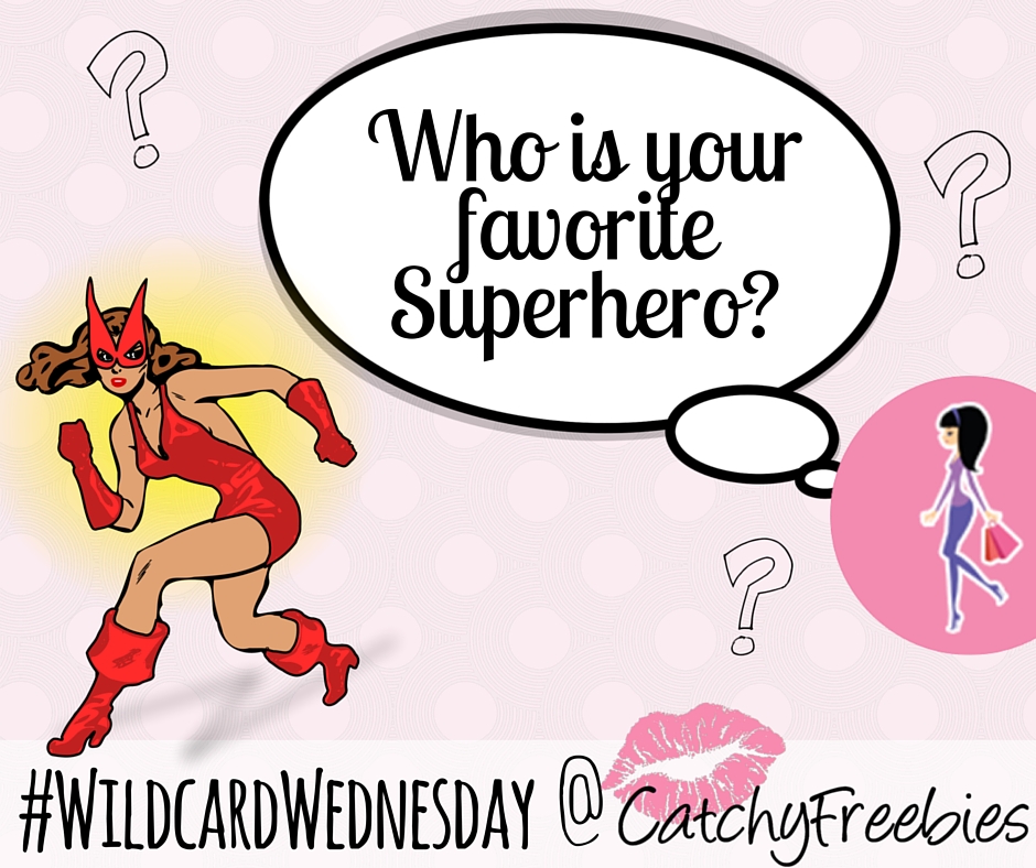 wildcard wednesday catchyfreebies giveaway SUPERHERO fb