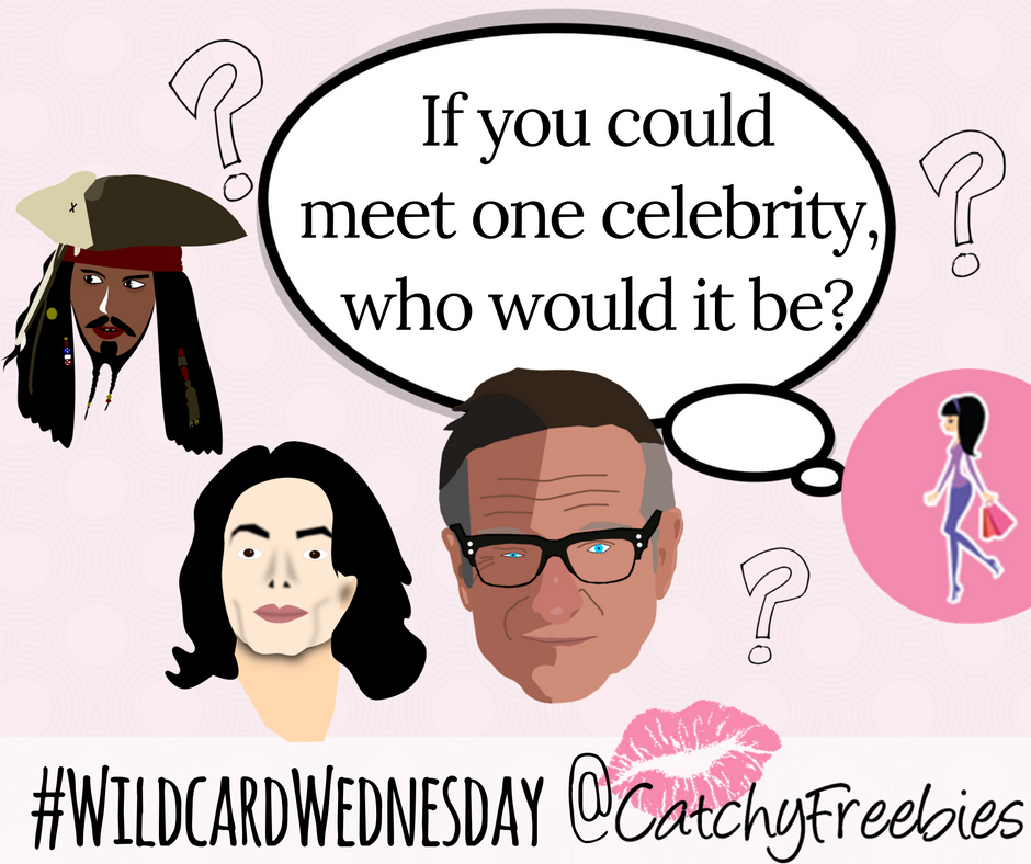 WildCardWednesday Giveaway Catchyfreebies Meet a Celebrity FB