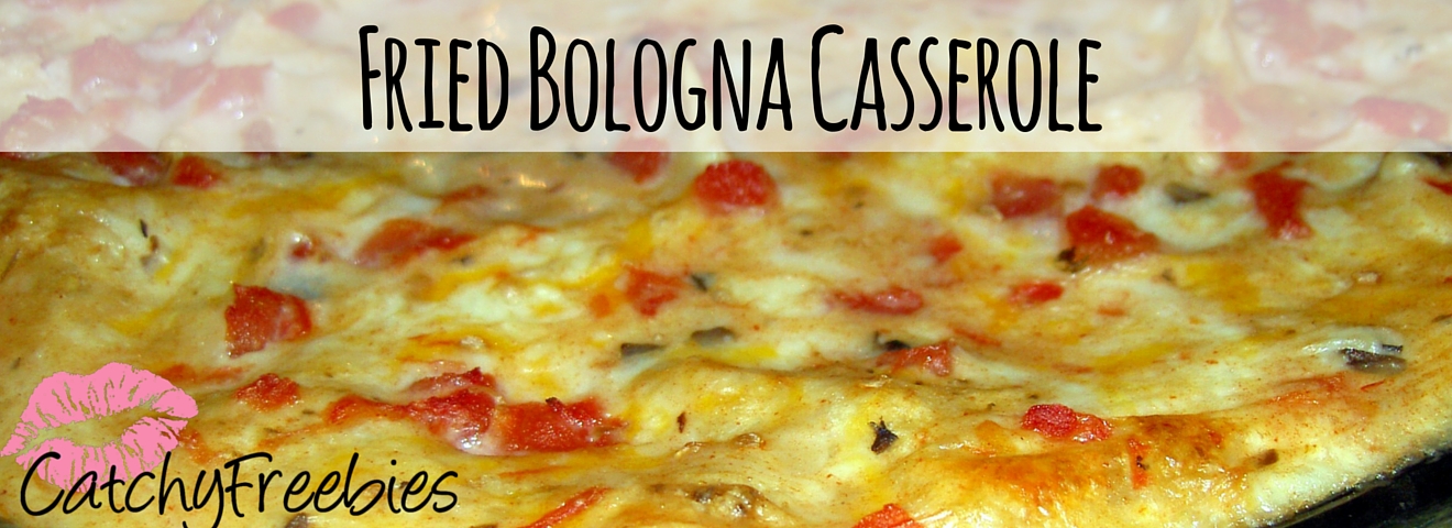 Fried Bologna Casserole