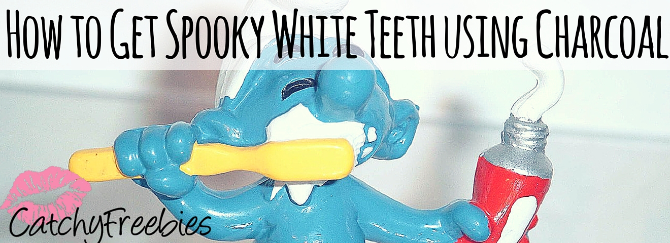 Get Spooky White Teeth with Charcoal!